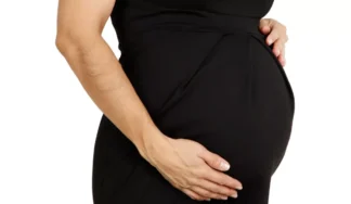 VESTIDO MATERNAL HELLO MIA NEGRO PARA MUJER