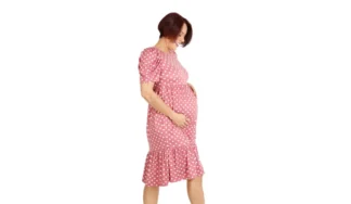 VESTIDO MATERNAL QUERENCIA ROSADO PARA MUJER